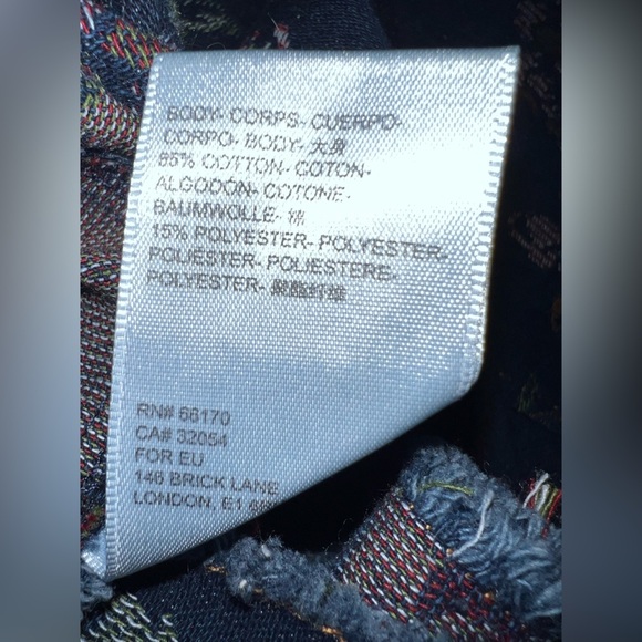 NWT Urban Outfitters Floral Denim Mini Skirt - Picture 6 of 7